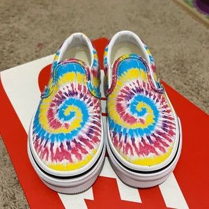 Tye Dye Kids Vans